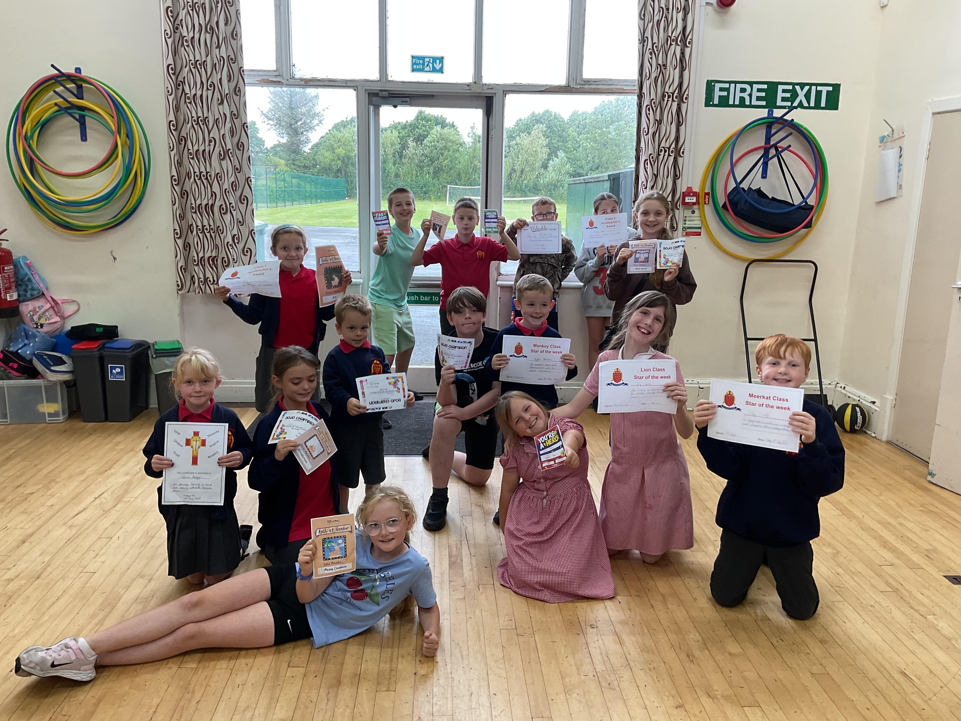 Well done to all the children who received a certificate this week!